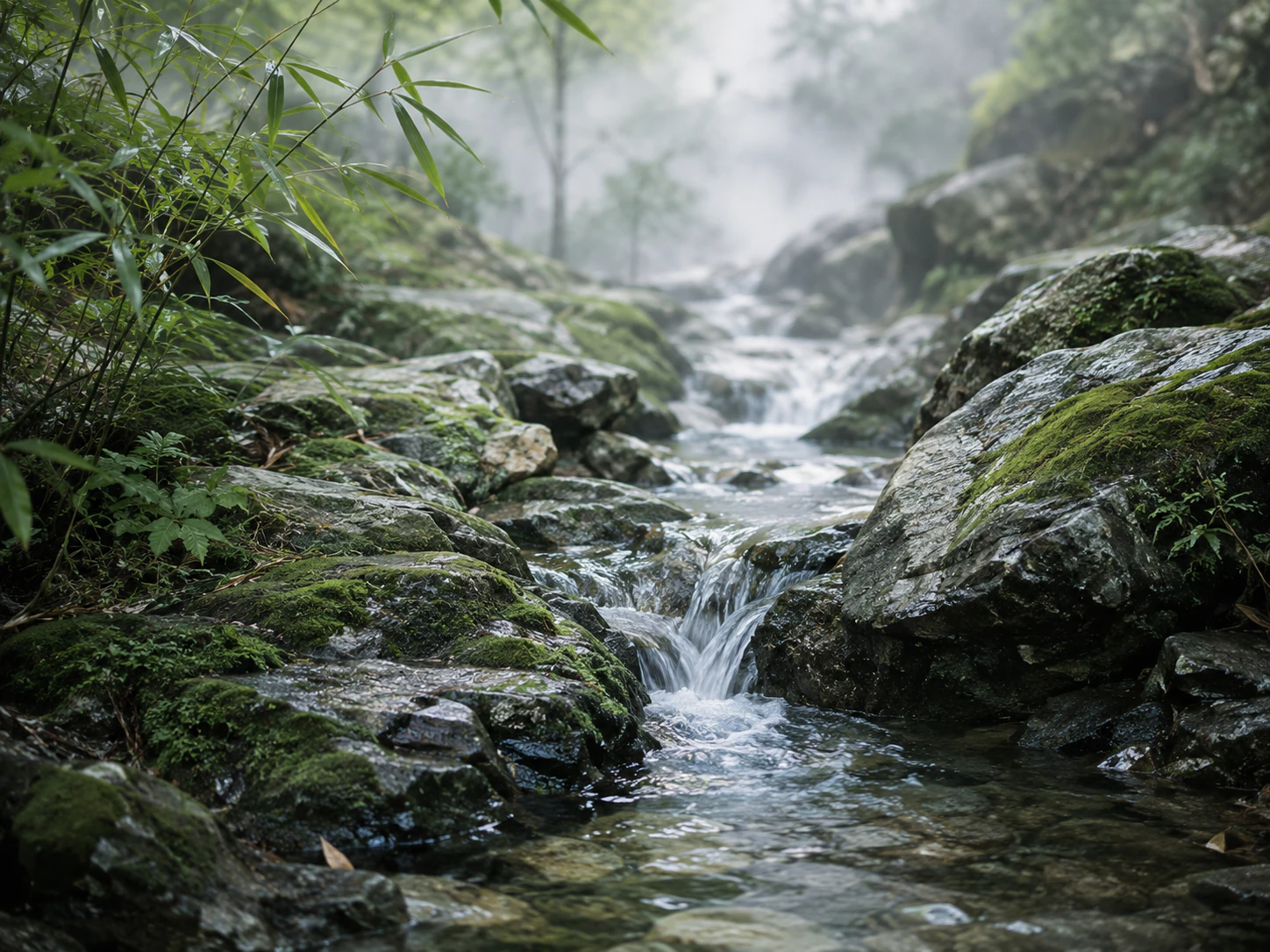 山涧清泉
